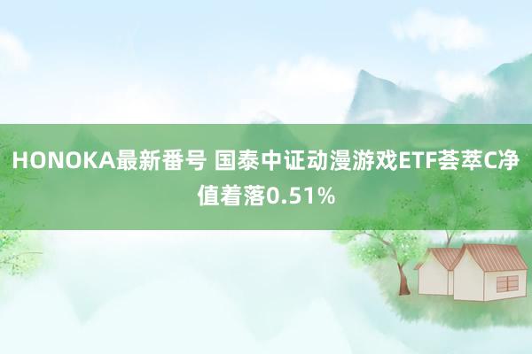 HONOKA最新番号 国泰中证动漫游戏ETF荟萃C净值着落0.51%